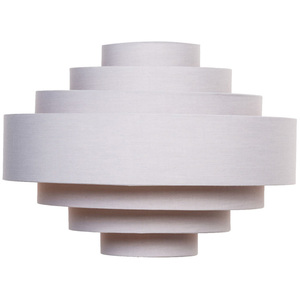Sette Grey Ceiling Pendant Shade - Grey by ValueLights