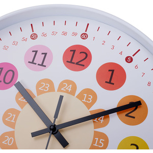 12-Inch Colourful Quartz Wall Clock by Livingandhome