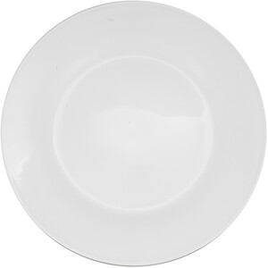 12-Piece Regency Porcelain Rim Dinner Set - White