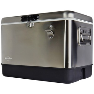 Koolatron Ice Chest Cooler Box 51L - Silver by Koolatron
