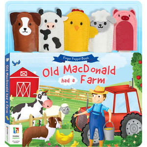 Old McDonald 5 Finger Puppet Book