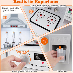 3 in 1 Kitchen Toy Kids Kitchen Playset by Costway