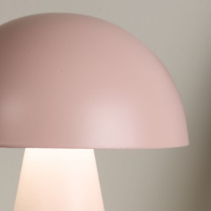 Rechargeable Pink Dome Table Lamp - Pink by Lighting Collection