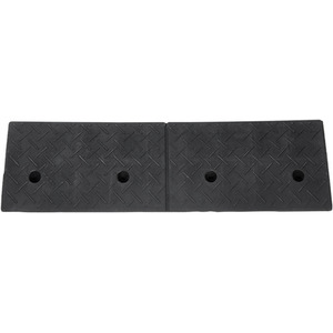 Rubber Non-Slip Car Ramp - Black by Livingandhome