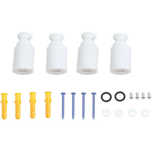 Stainless Steel Electric Towel Radiator Warmer - White / 120cm by Livingandhome