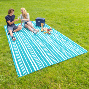 Large Picnic Rug Blanket - Turquoise / 300cm by Trail