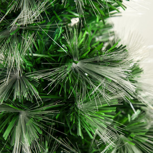 HOMCOM 4FT Multicoloured Artificial Christmas Tree with PreLit Modes Metal Stand - Green, red and blue by HOMCOM