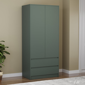 Denver Bedroom Set (2 Drawer Bedside(x2), 8 Drawer Chest, 2 Door Wardrobe) by Vida Designs