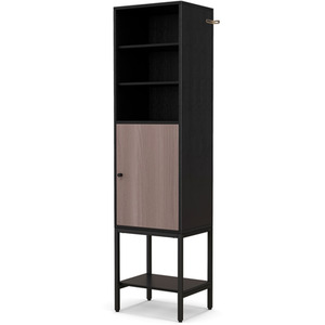 Freestanding Floor Slim Cabinet - Black by Costway