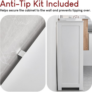 Priano 4 Drawer Freestanding Unit - White by Vida Designs