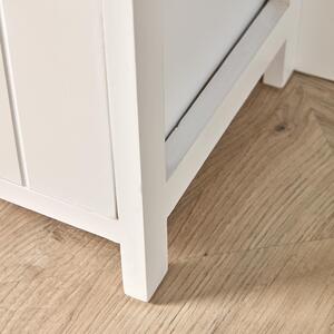 Home Source Lovestack 4 Heart Handle Drawer Chest Storage Unit - White by Home Source