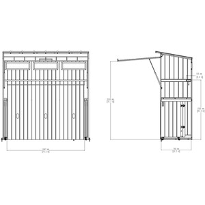 Fleetwood Outdoor Kitchen with Door