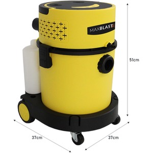 MAXBLAST Wet and Dry Vacuum Cleaner 20 L - Yellow by Maxblast