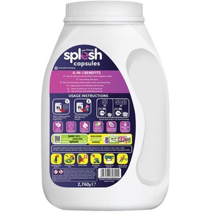 Splesh Cleaning Bundle Dishwasher 150 Cap with Laundry 140 Cap - White by Splesh