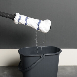 Twist Mop with Steel Handle - Multicolour