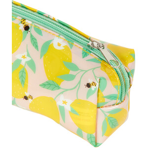 Lemon Pink Pencil Case - Yellow