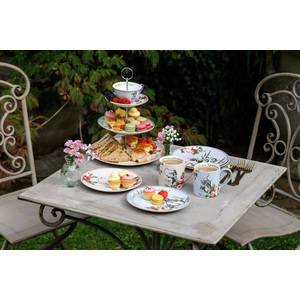 Mikasa Bone China 3-Tier Cake Stand - Mixed by Mikasa