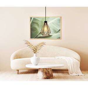 Eglo ADWICKLE Natural Steel Pendant Light - Black by EGLO