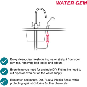 Water Gem Original Filter 2 Pack - White by Water Gem
