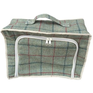 Green Tweed Cooler Picnic Bag - Green by Red Hamper