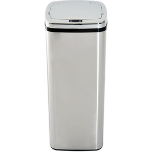 HOMCOM Motion Sensor Stainless Steel Trash Can - Silver by HOMCOM