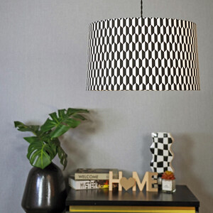 Kavi Geometric Shade - Black and White