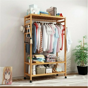 Bamboo Clothes and Shoes Organiser - Natural by Wyld and Coco