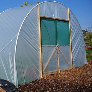 10ft Straight Sided Polytunnel Kit, Heavy Duty Professional Greenhouse by Direct Polytunnels