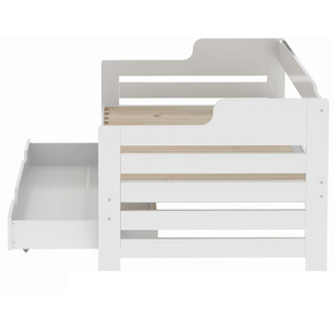 Single Guest Sofa Bed - White by Abrihome