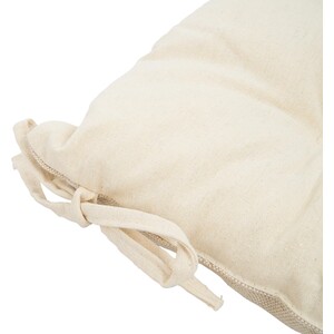 Double Sided Cotton Seat Pad - Natural