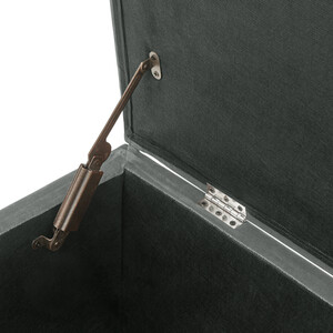 Mystica Ottoman Storage Bench - Grey