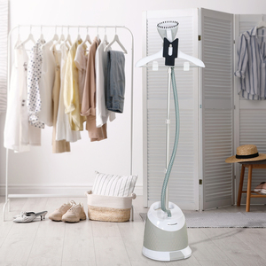 HOMCOM Clothes Steamer Upright Wrinkle Remover with Large 1.8L Water Tank - Grey by HOMCOM