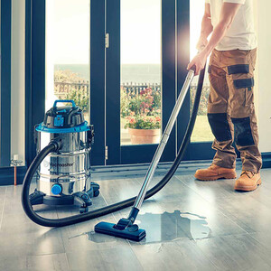 Vacmaster 30L Wet Dry Cleaner With Power Take Off - Silver by Vacmaster