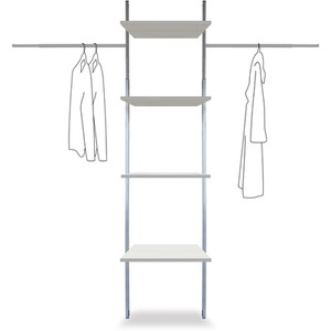 Spacepro Aura Storage Kit 4 - White - Silver/White by Spacepro