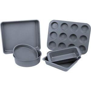 Homiu 6pc Non Stick Baking Set - Grey by Homiu