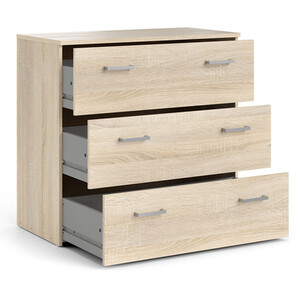 Space 3 Piece Bedroom Set - Oak
