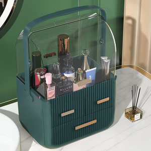 Makeup Organiser with Transparent Lid by Livingandhome