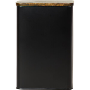 Malmo Rectangular Canister - Black / Tea