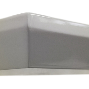 OLIVER - Bevelled 18inch 46cm Floating Wall Shelf - White - White by Watsons