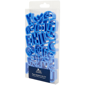 26 Piece Plastic Alphabet Set - Light Blue