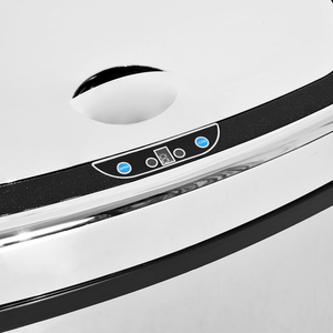 HOMCOM Sensor Bin 68L Automatic Kitchen Waste - Silver by HOMCOM