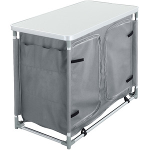 Portable Camping Kitchen Table with Storage Cabinet by Kidkid