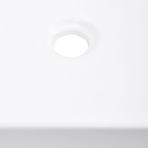 White Ceramic Square Countertop Wash Basin - White by Livingandhome