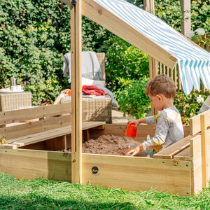 Wooden Sandpit with Canopy - Natural by Plum