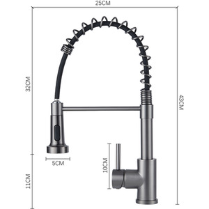 Stainless Steel Mixer Tap with Explosion-Proof Inner Tube by Livingandhome