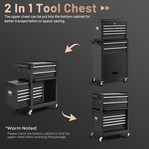 6-Drawer Rolling Tool Chest Tool Storage Cabinet by Costway