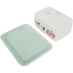 Daisy Farm Butter Dish - Multicolour