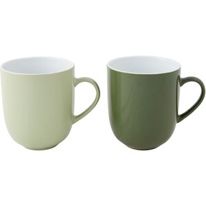 Pack of 4 Mixed Sage Mugs - Green