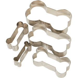 Set of 5 Stainless Steel Bone Cutters - Silver