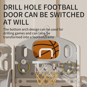 Toddler Slide and Climber Playset with Basketball Hoop and Telescope by Livingandhome